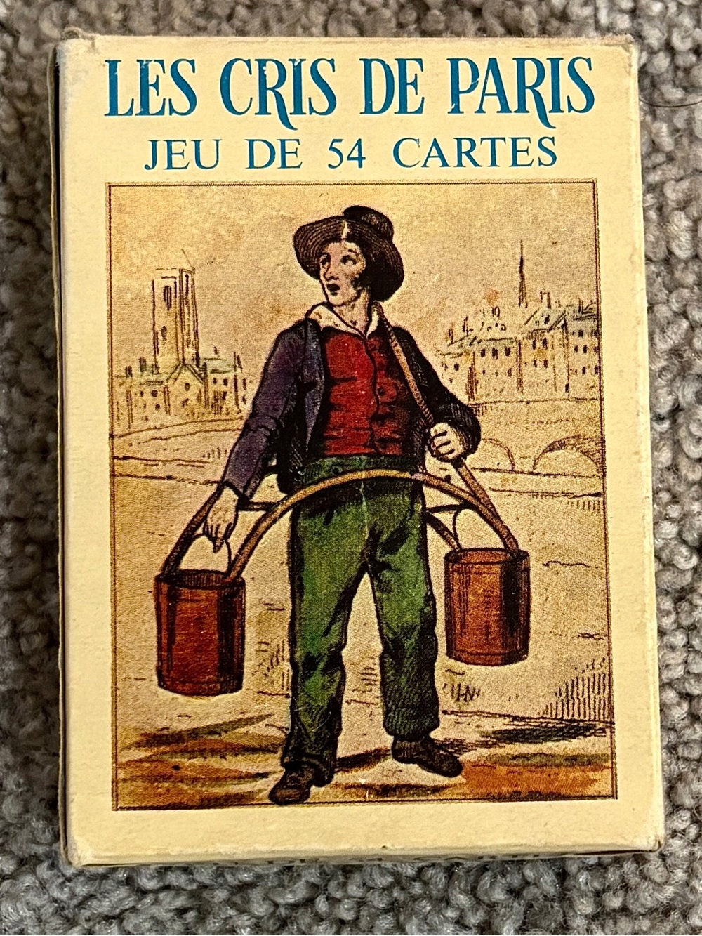 Grimaud Les Cris de Paris 1969 Vintage Playing Cards Complete Deck France